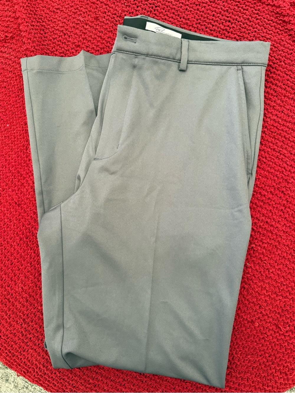 Greg Norman Collection Men's Dress Pants in Light Gray